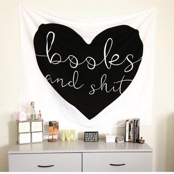 Society6 Other - *SOLD* Books & Shit Tapestry